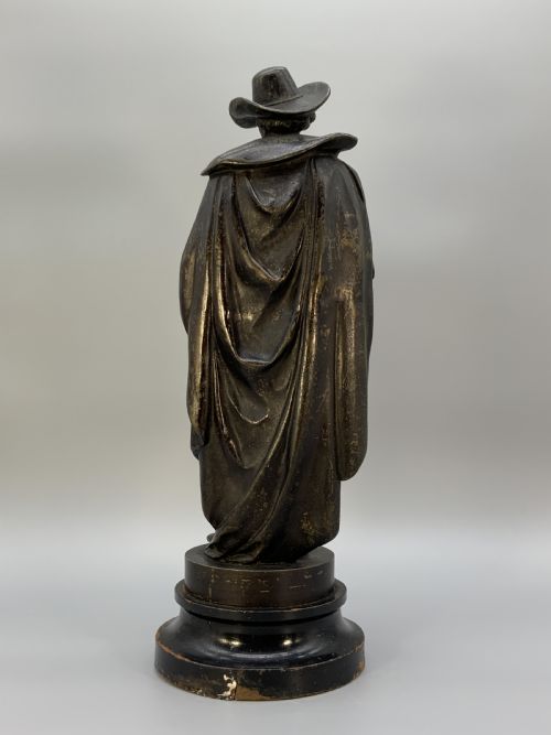 fig 7. Large Bronzed Sculpture Statue of Peter Paul Rubens Baroque Spelter (1 of 2)
