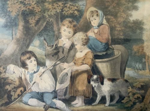 fig 2. 18th-Century Watercolour Painting Attrib: Miss Anne Williams RA (FL. 1766-1783)