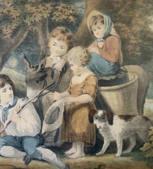 fig 5. 18th-Century Watercolour Painting Attrib: Miss Anne Williams RA (FL. 1766-1783)