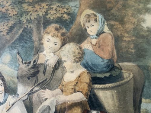 fig 6. 18th-Century Watercolour Painting Attrib: Miss Anne Williams RA (FL. 1766-1783)