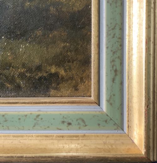 fig 7. Nr Bosbury, Herefordshire Original Signed 19th-Century Landscape Oil Painting