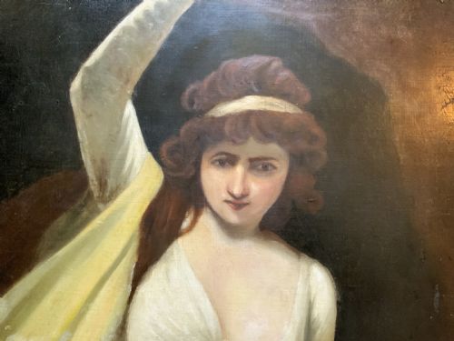 JOHN OPIE RA 1761 1807 HUGE OIL PORTRAIT PAINTING EXHIBITED HARVARD MUSEUM - ADDITIONAL PHOTO 14