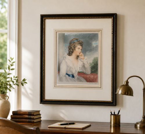 PORTRAIT OF A LADY SIGNED ARTIST PROOF MEZZOTINT ENGRAVING BY SYDNEY WILSON 1911 - ADDITIONAL PHOTO 2