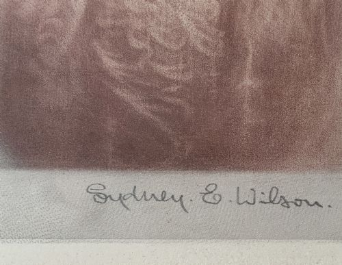 PORTRAIT OF A LADY SIGNED ARTIST PROOF MEZZOTINT ENGRAVING BY SYDNEY WILSON 1911 - ADDITIONAL PHOTO 5