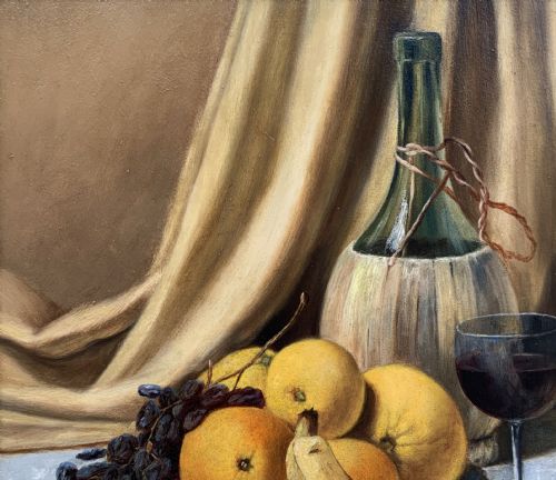 MUSEUM QUALITY STILL LIFE OIL PAINTING EDWARDIAN ANTIQUE SIGNED ORIGINAL 2OF2 - ADDITIONAL PHOTO 3