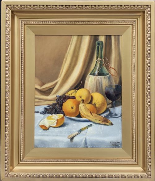 MUSEUM QUALITY STILL LIFE OIL PAINTING EDWARDIAN ANTIQUE SIGNED ORIGINAL 2OF2 - ADDITIONAL PHOTO 12