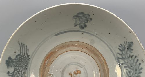 LARGE CHINESE MING DYNASTY SWATOW WARE PORCELAIN CHARGER DISH C 1640 AD - ADDITIONAL PHOTO 4
