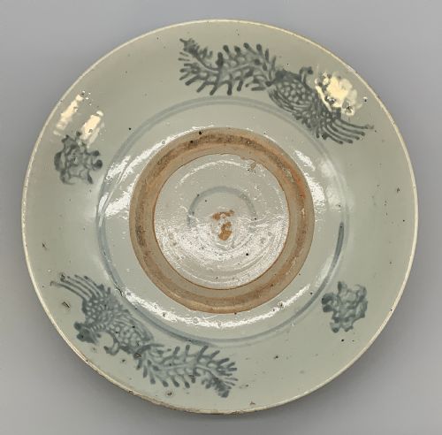LARGE CHINESE MING DYNASTY SWATOW WARE PORCELAIN CHARGER DISH C 1640 AD - ADDITIONAL PHOTO 13