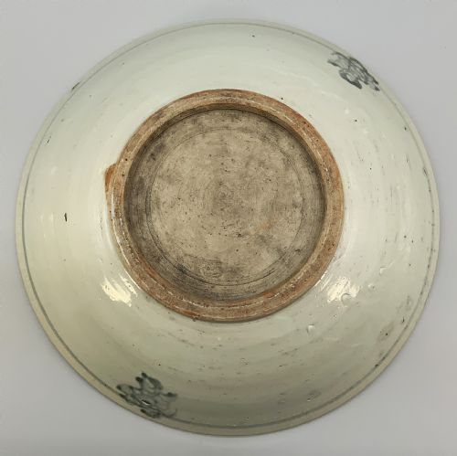 LARGE CHINESE MING DYNASTY SWATOW WARE PORCELAIN CHARGER DISH C 1640 AD - ADDITIONAL PHOTO 14