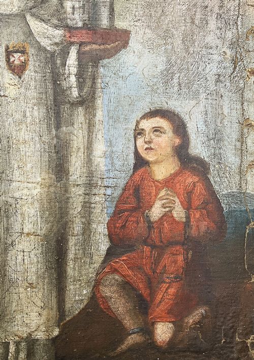 17THCENTURY SPANISH SCHOOL BAROQUE OIL PORTRAIT PAINTING GILTWOOD FRAME C1650 - ADDITIONAL PHOTO 7