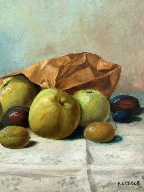 MUSEUM QUALITY STILL LIFE OIL PAINTING EDWARDIAN ANTIQUE SIGNED ORIGINAL 3OF3 - ADDITIONAL PHOTO 4