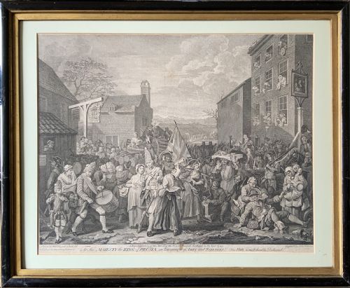 William Hogarth (1697-1764) Original 18th-century Engraving by Luke Sullivan