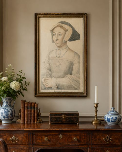 GEORGIAN ENGRAVING 18THCENTURY PORTRAIT AFTER HANS HOLBEIN C 14971543 - ADDITIONAL PHOTO 1