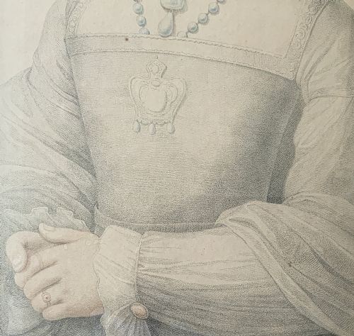 GEORGIAN ENGRAVING 18THCENTURY PORTRAIT AFTER HANS HOLBEIN C 14971543 - ADDITIONAL PHOTO 6