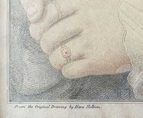 GEORGIAN ENGRAVING 18THCENTURY PORTRAIT AFTER HANS HOLBEIN C 14971543 - ADDITIONAL PHOTO 10