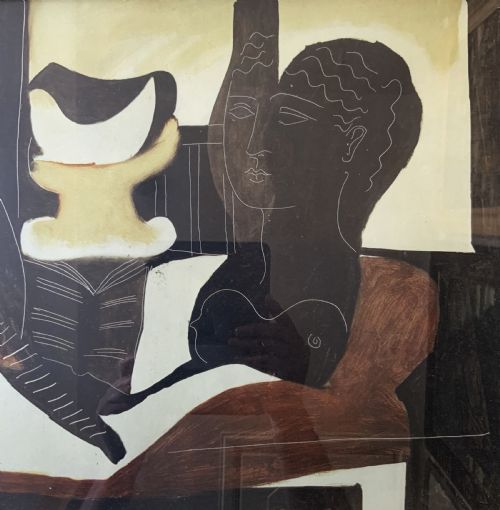 AFT PABLO PICASSO 18811973 ABSTRACT PRINT MIDCENTURY PALLAS GALLERY LONDON - ADDITIONAL PHOTO 3