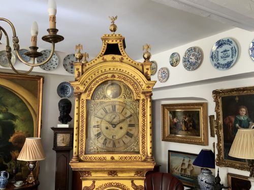 fig 5. Superb 18thC Chinoiserie Longcase Clock By Jason Cox, Longacre, London for TLC