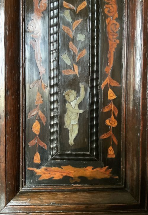 SUPERB 17THC DUTCH MARQUETRY CABINET ON STAND BAROQUE PERIOD WITH PEWTER INLAY - ADDITIONAL PHOTO 7