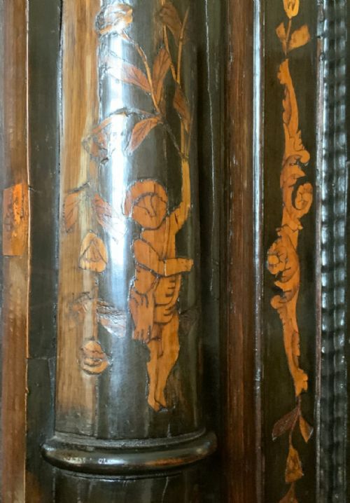 SUPERB 17THC DUTCH MARQUETRY CABINET ON STAND BAROQUE PERIOD WITH PEWTER INLAY - ADDITIONAL PHOTO 11