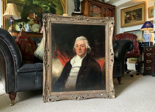 LARGE SCOTTISH OIL PORTRAIT PAINTING GEORGE WATSON 17661837 GEORGIAN ANTIQUE - ADDITIONAL PHOTO 3