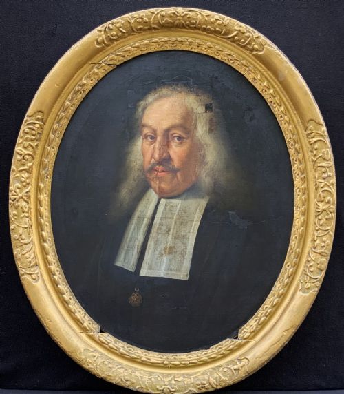 17THCENTURY PORTRAIT PAINTING OLD MASTER CIRCLE OF PIETER BORSELER 16331687