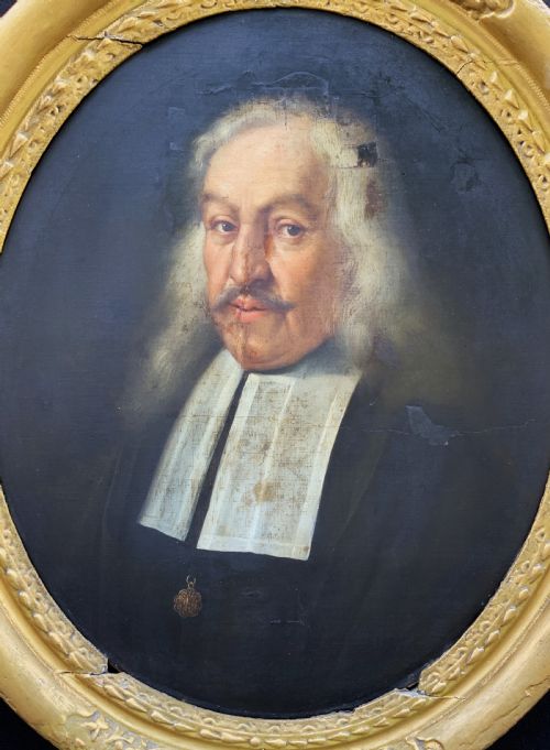 17THCENTURY PORTRAIT PAINTING OLD MASTER CIRCLE OF PIETER BORSELER 16331687 - ADDITIONAL PHOTO 1