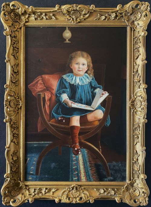 Stunning Portrait Oil Painting Newlyn School Charles Spencelayh Ra (1865-1958)