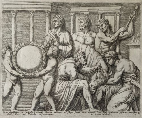Important 17th-century François Perrier (1590–1650) Etching Classical Antiquity