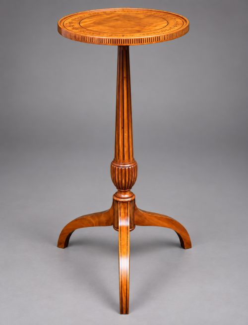 Superb 19th-century Satinwood Sheraton-style Occasional Wine Table