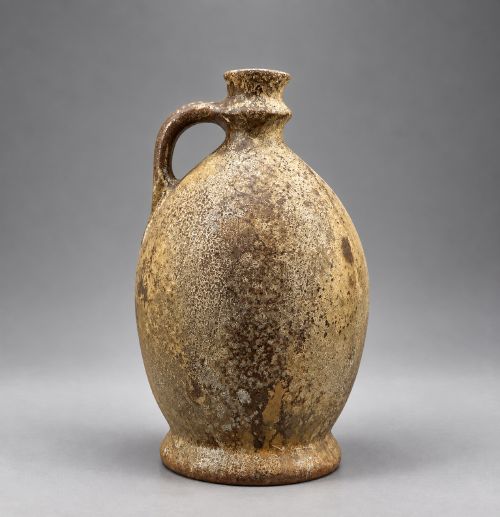 Antique 19th Century Salt Glazed Stoneware Flagon Bottle Jug – Wonderful Patina