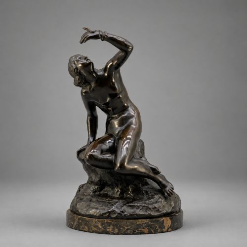 Beautiful 19th-century French Bronze Sculpture of a Classical Female Nude