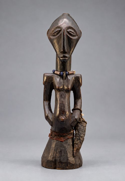 fig 1. Antique African Songye Nkishi Power Figure – Tribal Carved Wood Sculpture