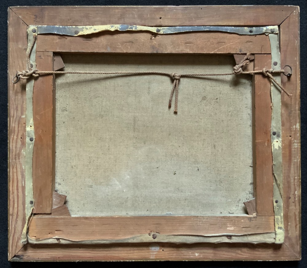 'A Derbyshire River Landscape' - An Original 19th Century Framed Oil Painting 
 View XII
