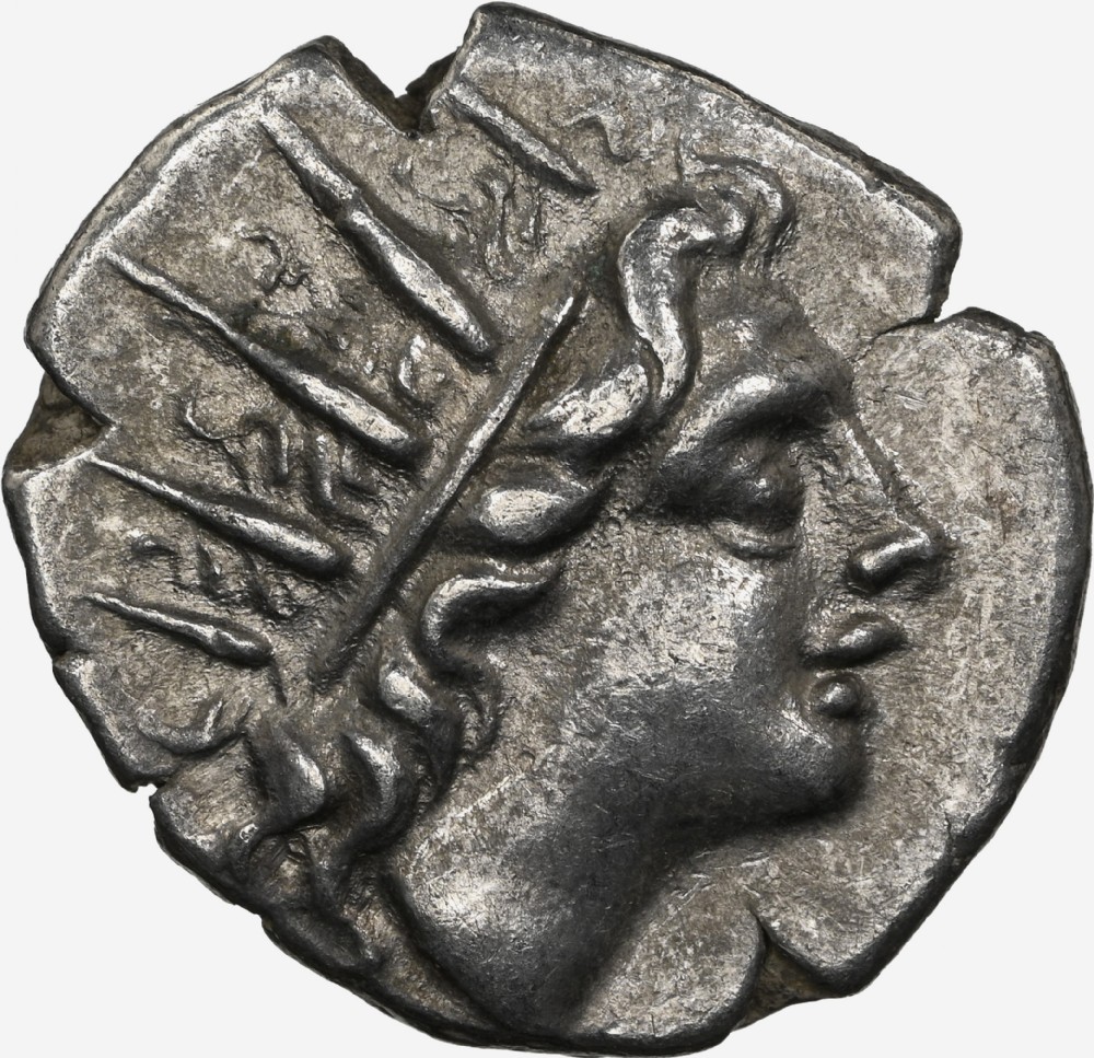 Superb 2000-Year-Old Caria, Isl of Rhodes Greece Ancient Silver AR Drachm Coin