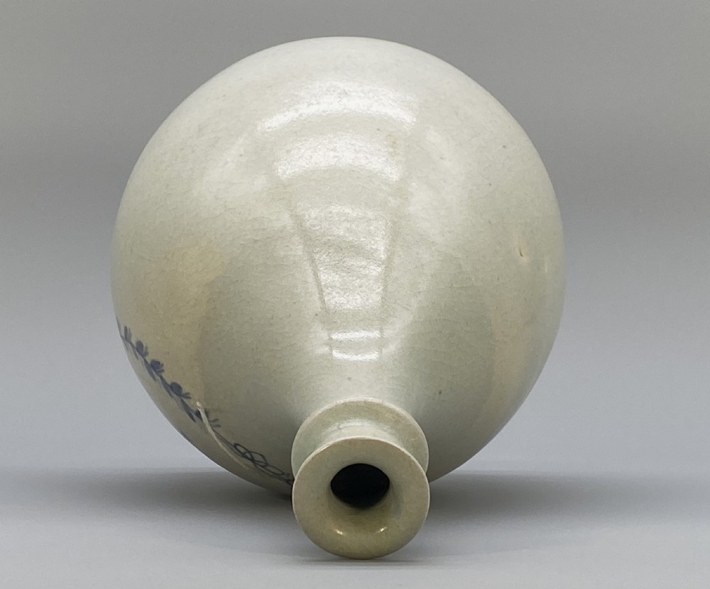 LARGE, RARE c. 1740 JAPANESE EDO PERIOD (VOC) DUTCH EAST INDIA CO. BOTTLE JAR View XV