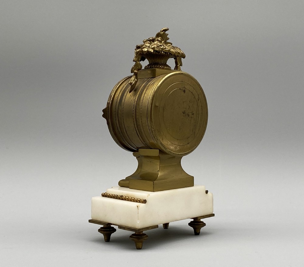 c. 1870 RARE & SUPERB FRENCH MINIATURE BRONZE ORMOLU TIMEPIECE CLOCK SWISS MOVT View VIII