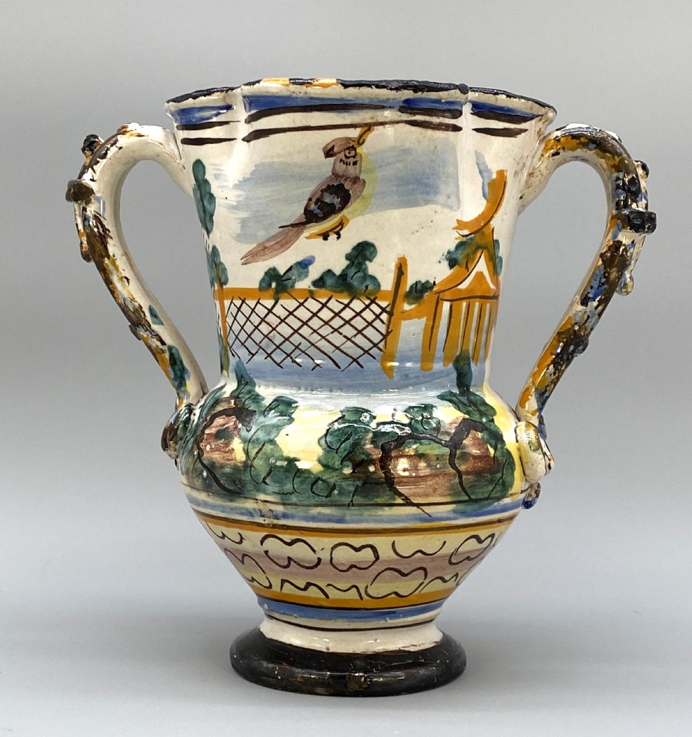 Circa 1600 Large Italian Majolica Polychrome Pharmacy Jug Jar - Exceptional!
