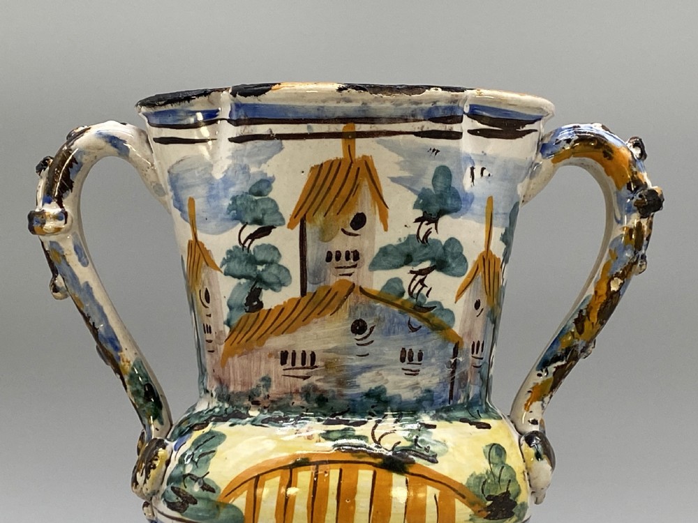 Circa 1600 Large Italian Majolica Polychrome Pharmacy Jug Jar - Exceptional! View XIX