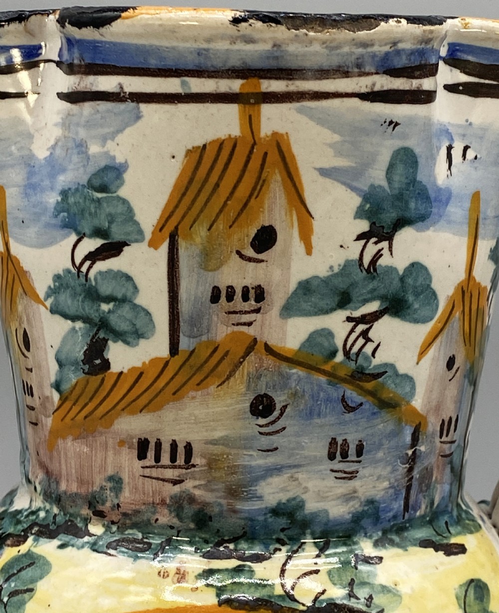 Circa 1600 Large Italian Majolica Polychrome Pharmacy Jug Jar - Exceptional! View XXII