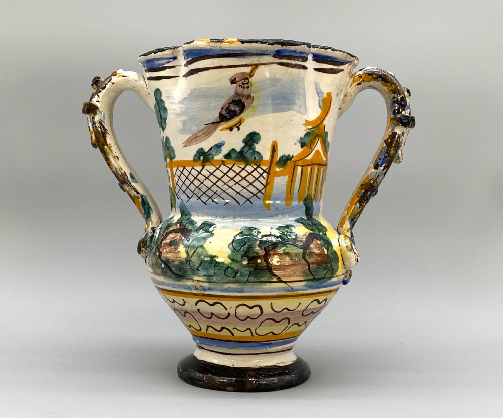 Circa 1600 Large Italian Majolica Polychrome Pharmacy Jug Jar - Exceptional! View XXIII