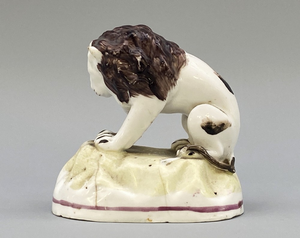 c. 1780 Rare Niderviller French Faience Lion 'Count Custine Period' 18th-Century View VI