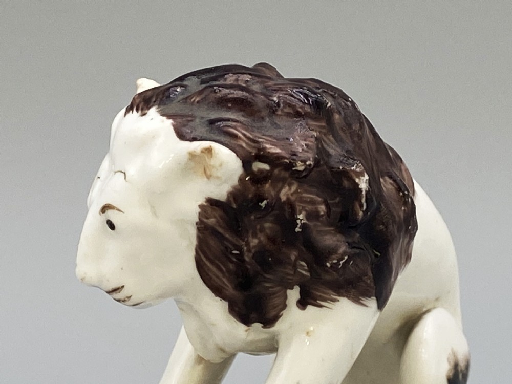 c. 1780 Rare Niderviller French Faience Lion 'Count Custine Period' 18th-Century View XIII