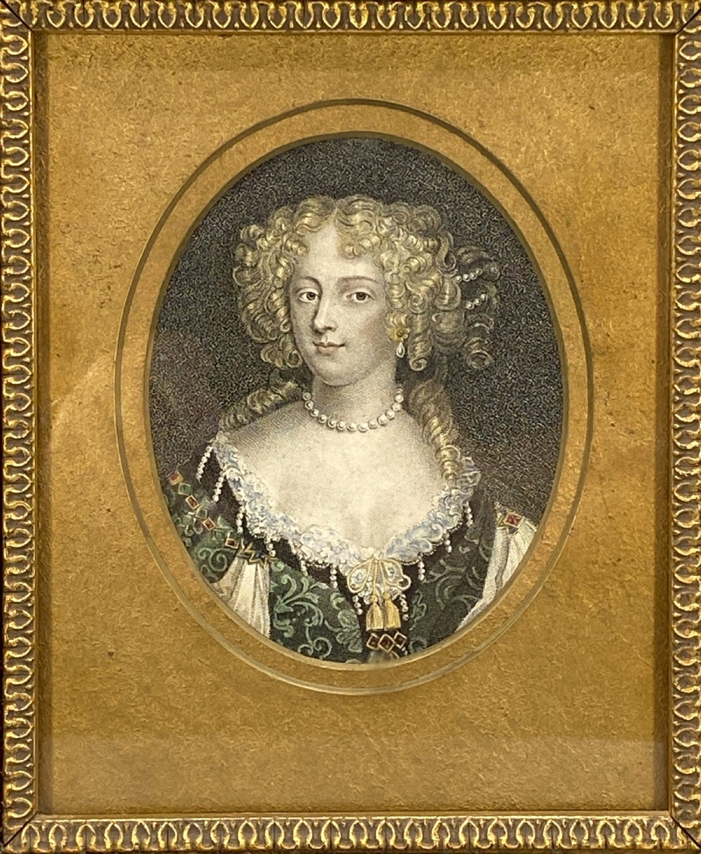 c. 1801 Superb Pair Georgian Hand-Coloured Portrait Engravings Of Actresses View IV