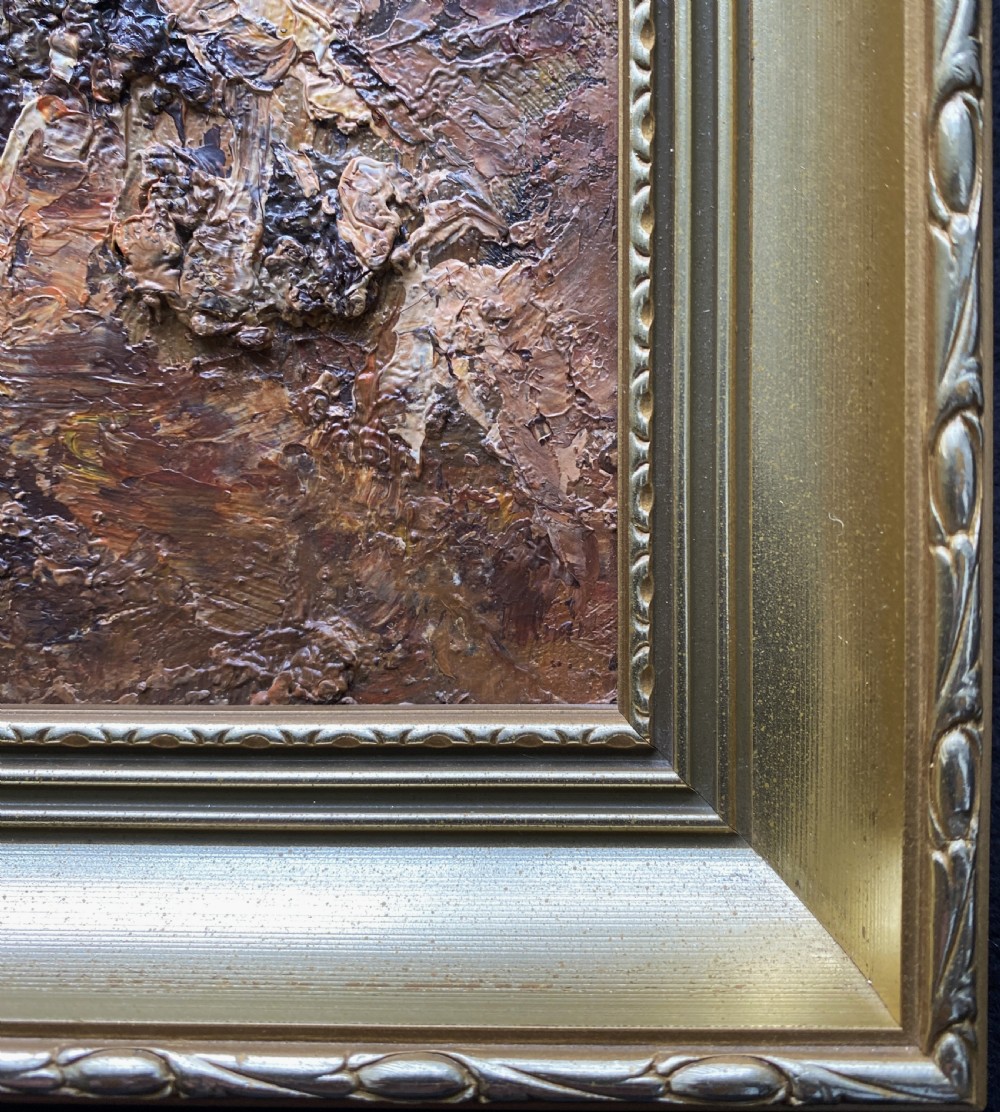 c. 1960 Superb Post-Impressionist Seascape Oil and Impasto Painting (2of 2) View X