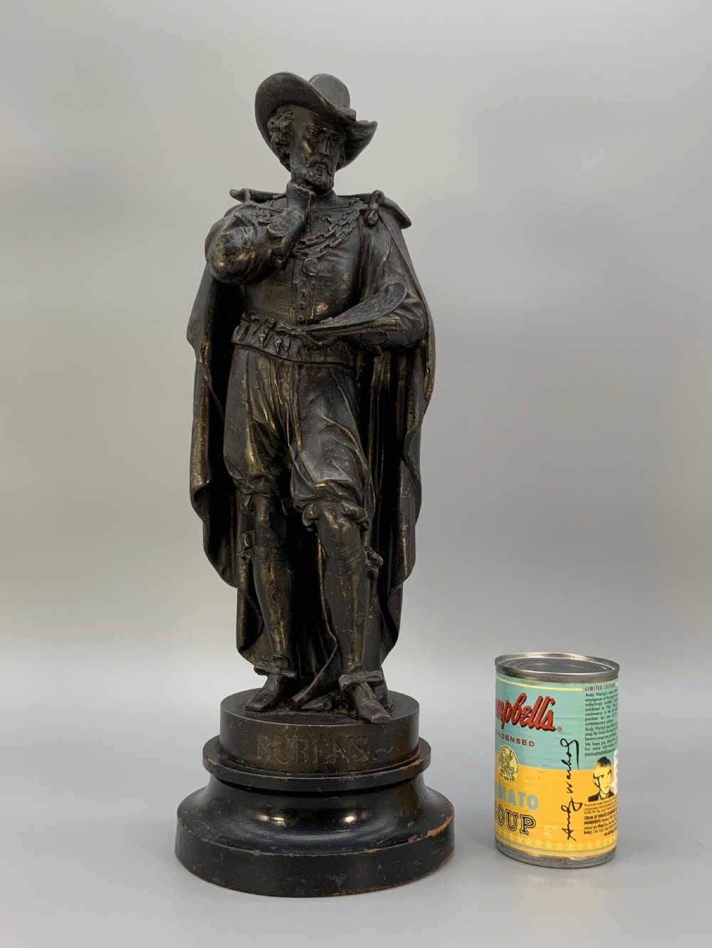 Large Bronzed Sculpture Statue of Peter Paul Rubens Baroque Spelter (1 of 2) View III