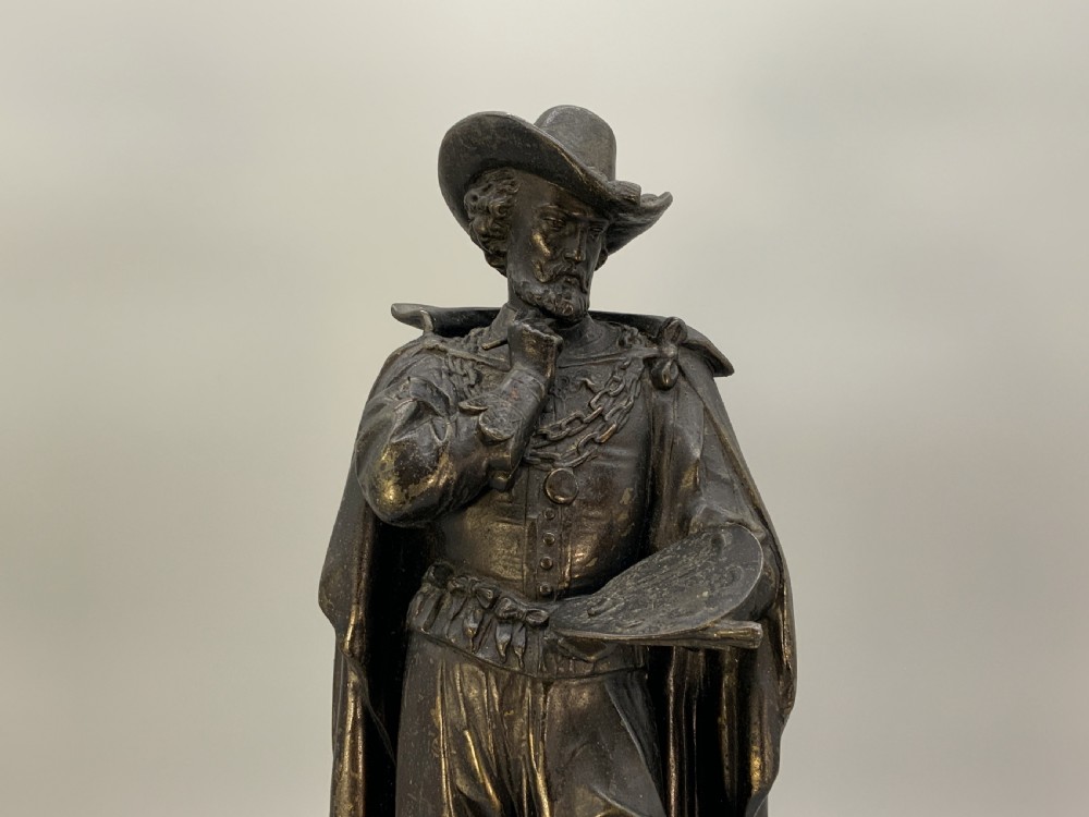 Large Bronzed Sculpture Statue of Peter Paul Rubens Baroque Spelter (1 of 2) View IV