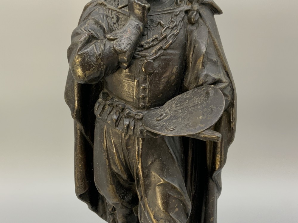 Large Bronzed Sculpture Statue of Peter Paul Rubens Baroque Spelter (1 of 2) View XIV