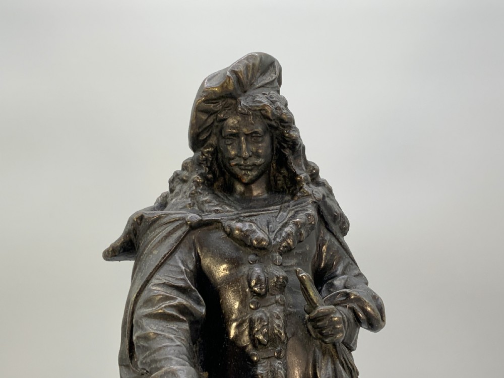 Large Bronzed Sculpture Statue of Rembrandt Van Rijn Baroque Spelter (2 of 2) View IV