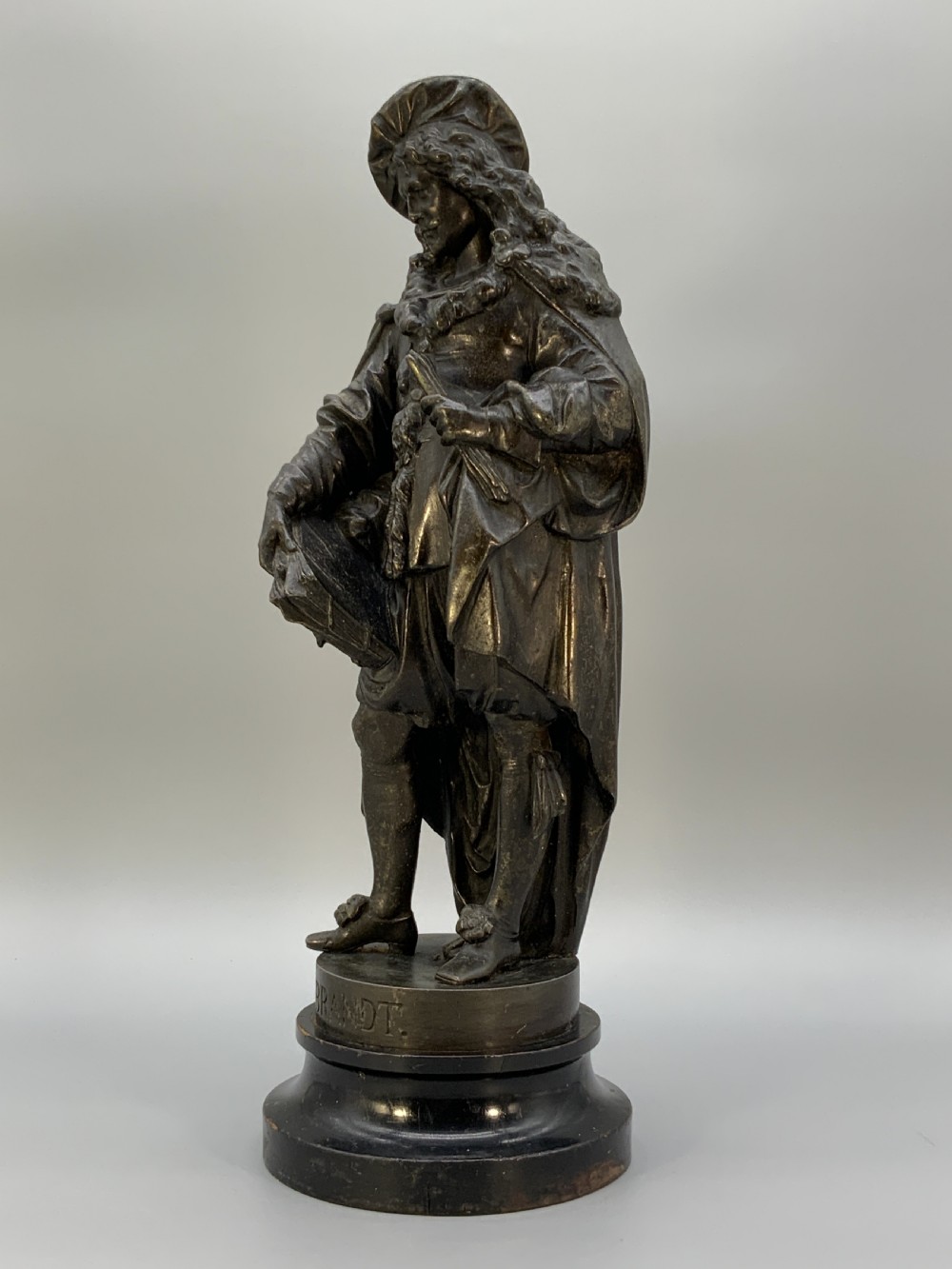 Large Bronzed Sculpture Statue of Rembrandt Van Rijn Baroque Spelter (2 of 2) View VII