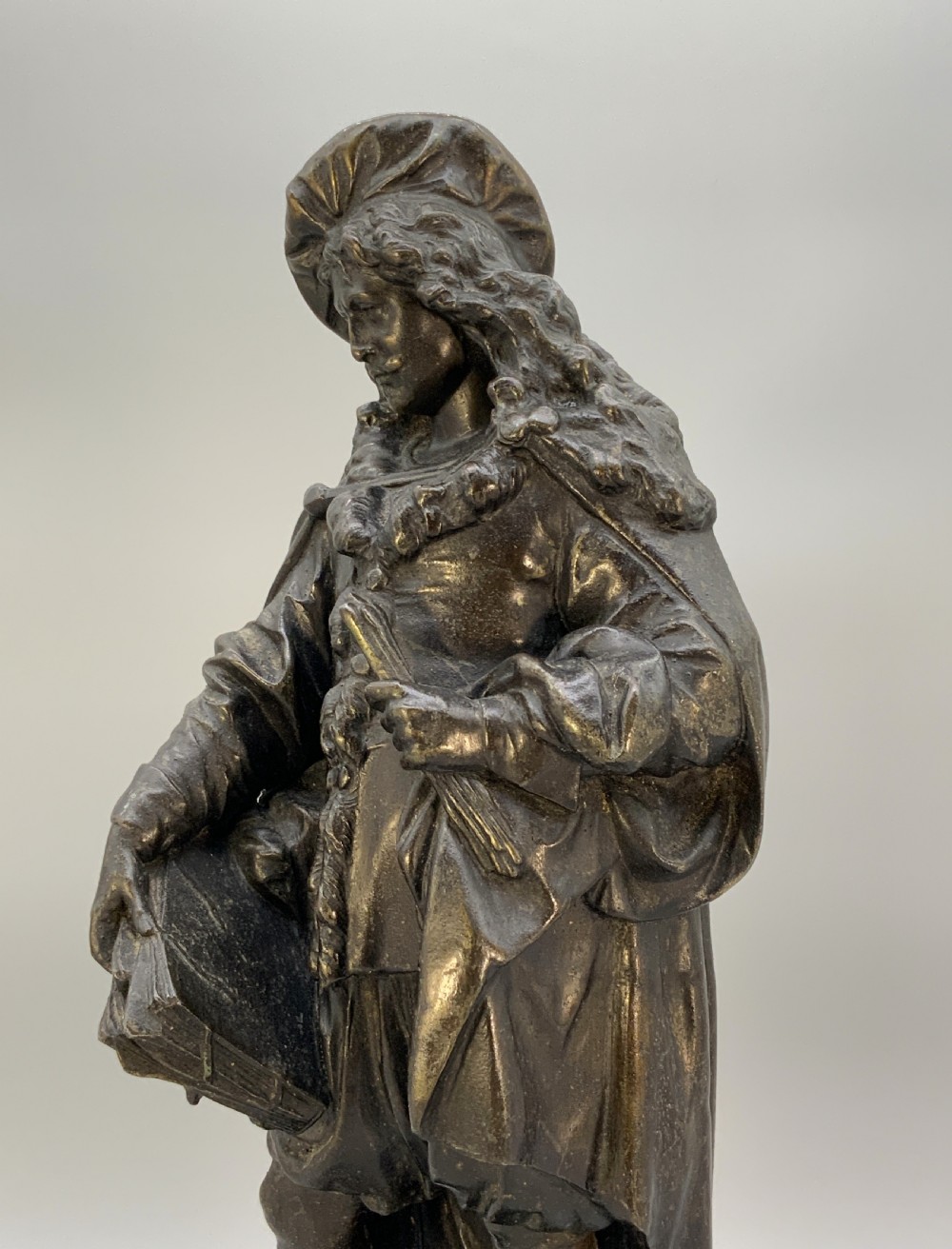 Large Bronzed Sculpture Statue of Rembrandt Van Rijn Baroque Spelter (2 of 2) View VIII